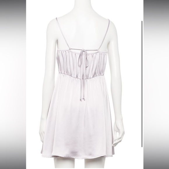 NWT Rewind Drape Neck Strappy Skater Dress Lilac Frost Size Medium - Picture 3 of 10